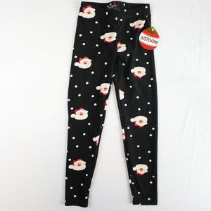 GYMBOREE TRES FABULOUS BLACK w// LIGHT PINK DOTS LEGGINGS 3 6 12 18 24 2 4 5
